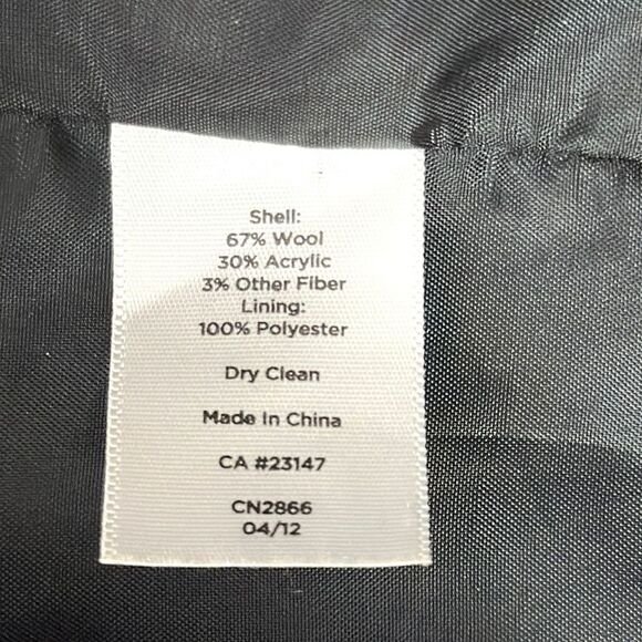 TALBOTS Tweed Jacket Blazer Multicolor Wool Blend Boxy Style size US 4 - Picture 10 of 13